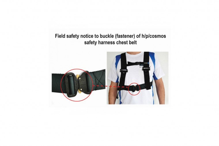  safety notice safety harness chest belt