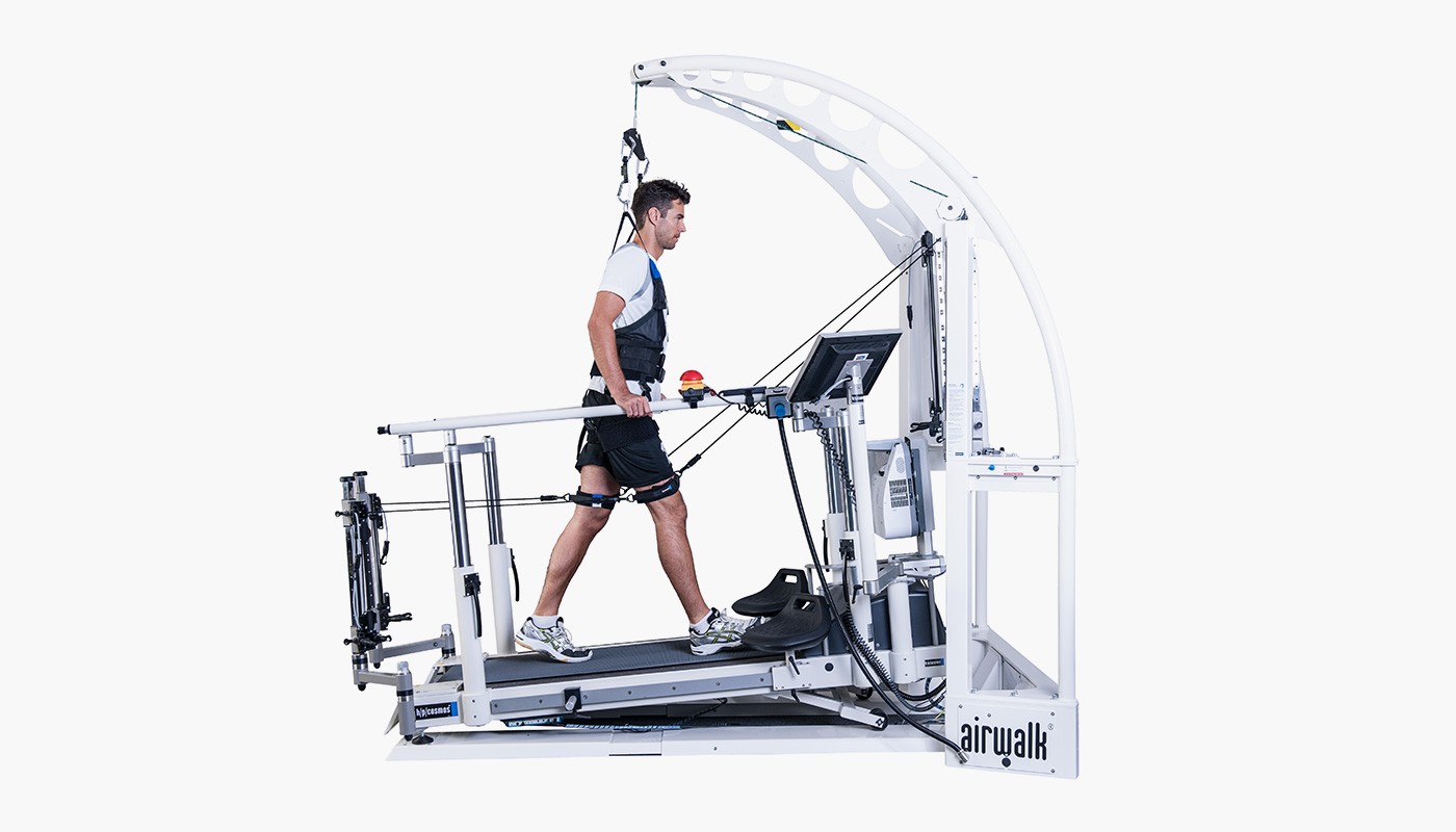 h/p/cosmos treadmill locomotion for gait therapy, gait training & locomotion therapy