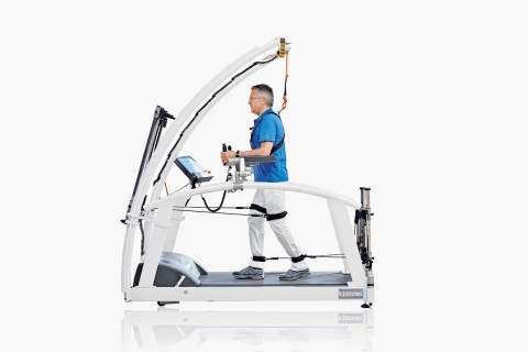 treadmill for gait training - h/p/cosmos mercury med with robowalk expander