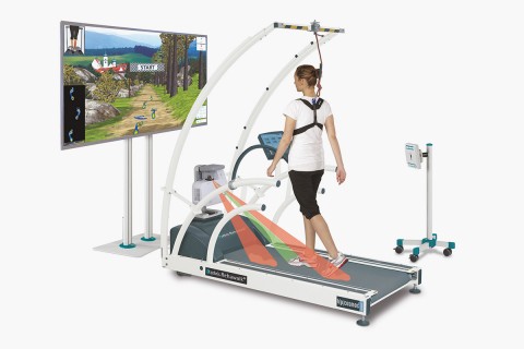 zebris Rehawalk for neurological rehab with h/p/cosmos treadmill