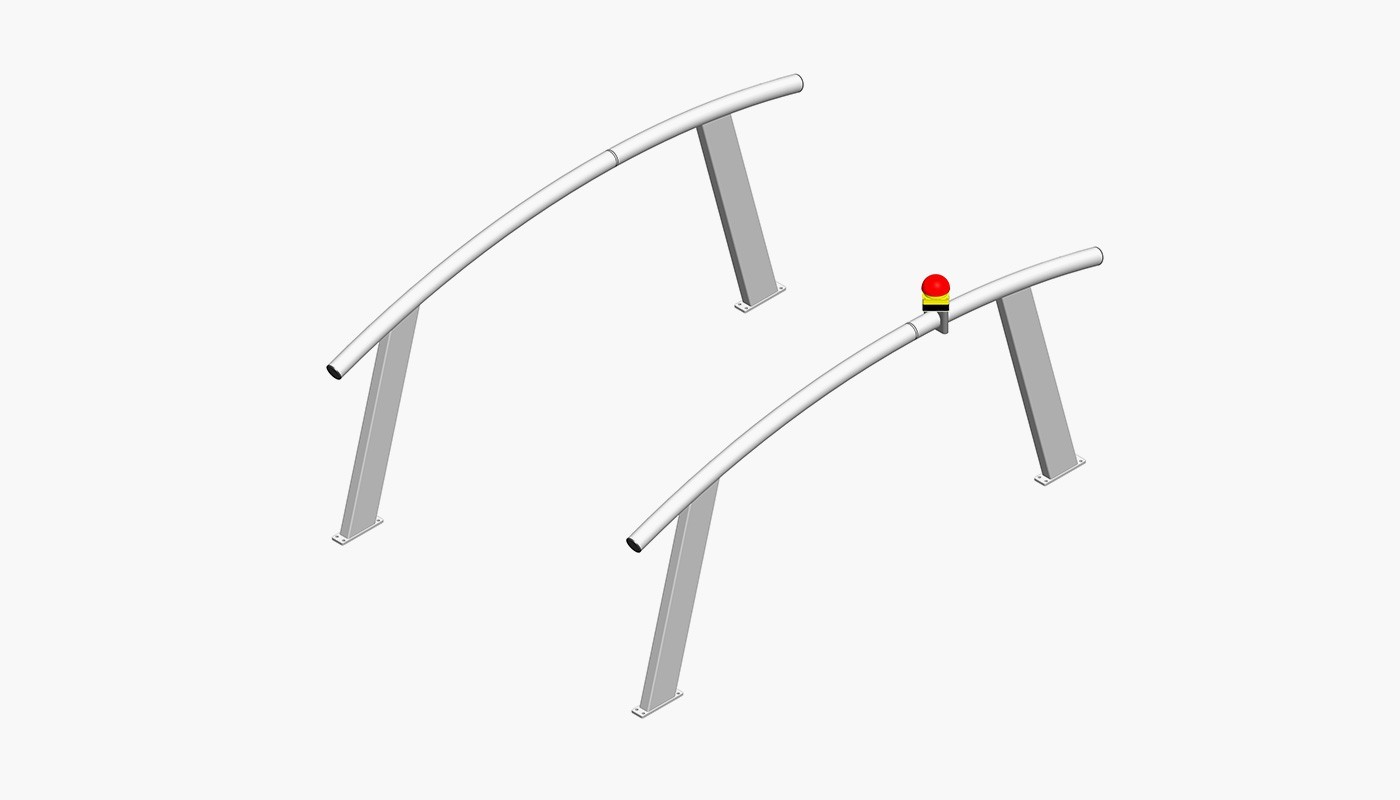 Handlauf lang/kurz/gerollt teilbar 1/3 200