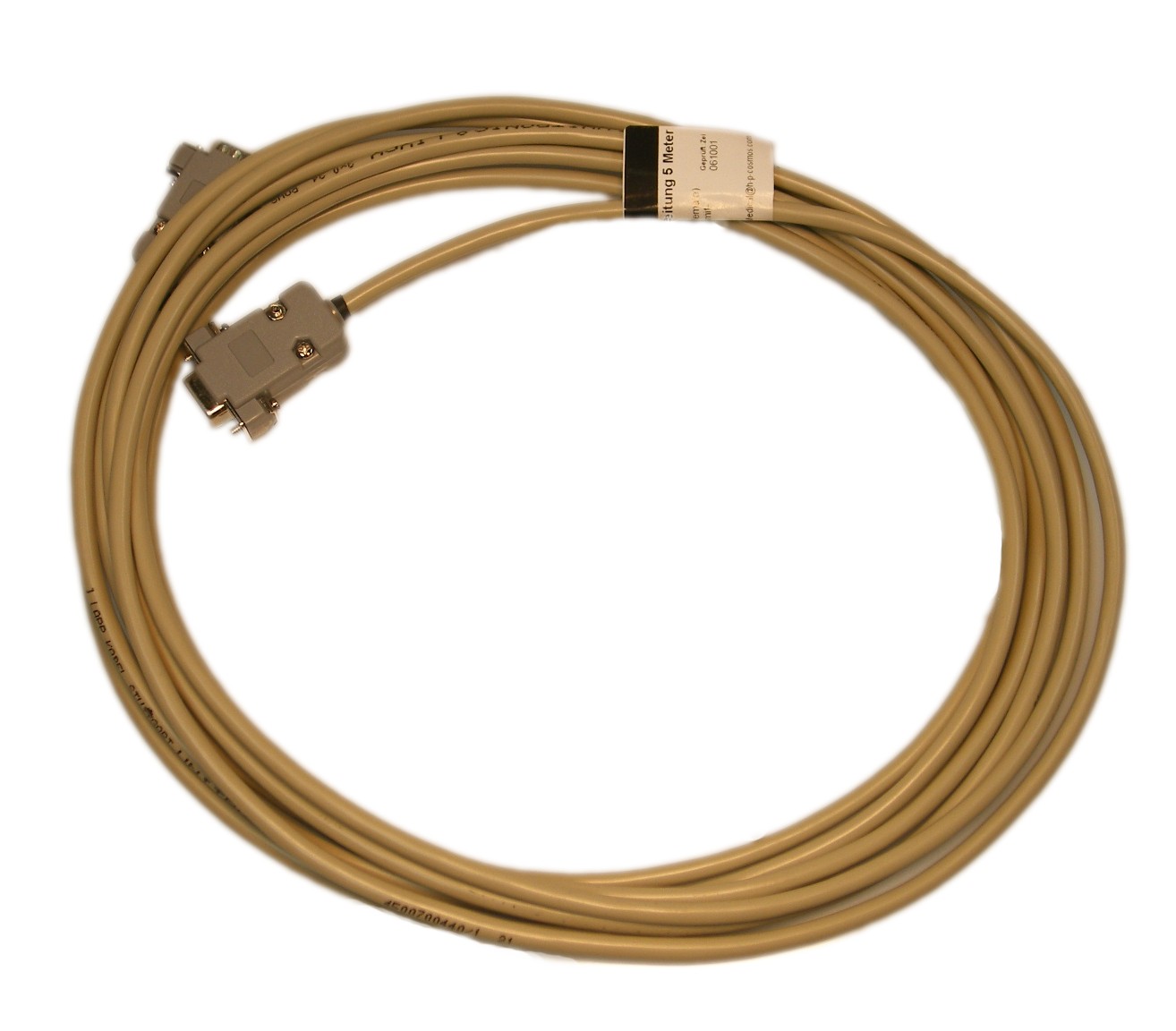 Connection cable RS232 5 m