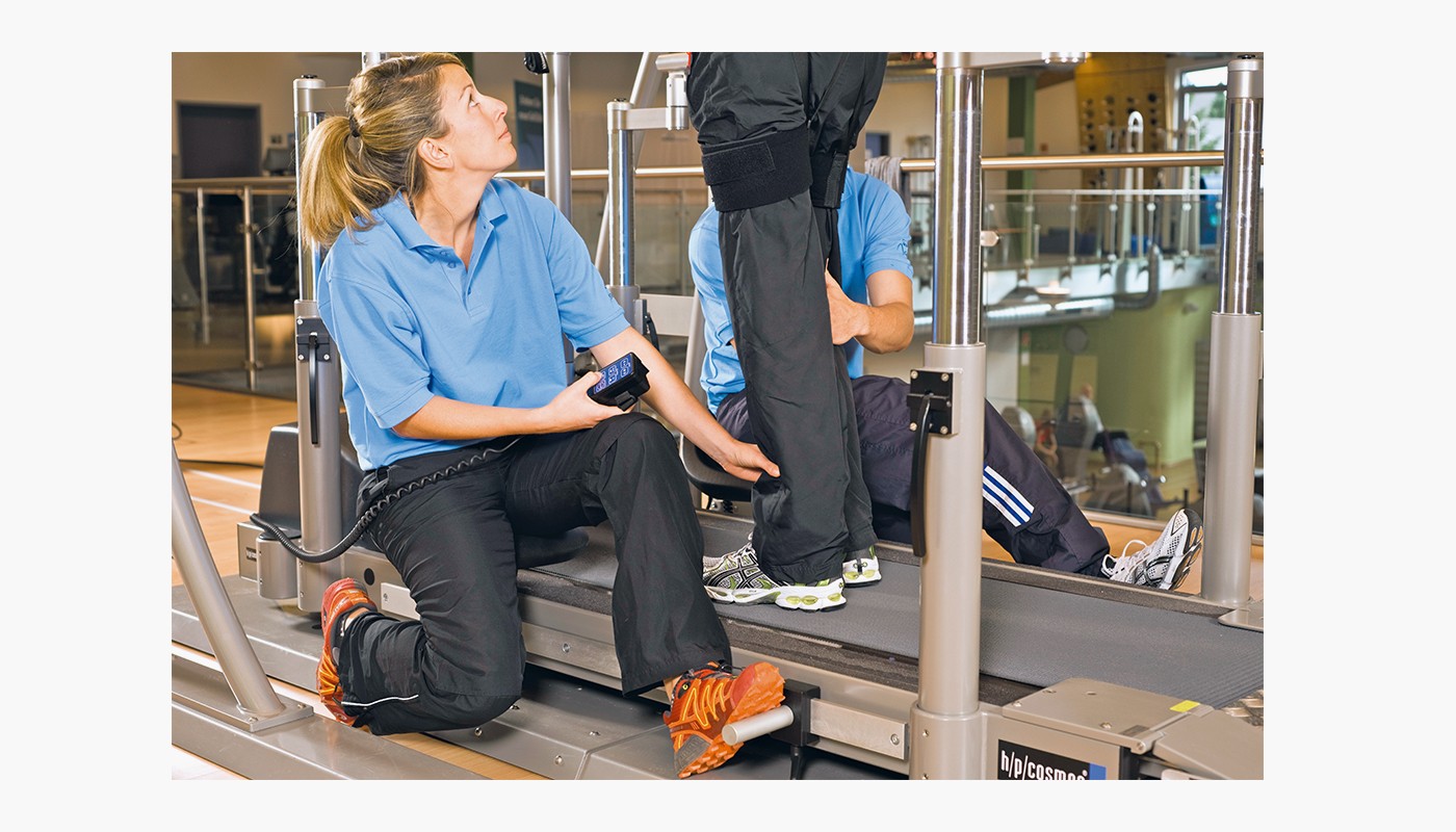 h/p/cosmos treadmill locomotion for gait therapy, gait training & locomotion therapy