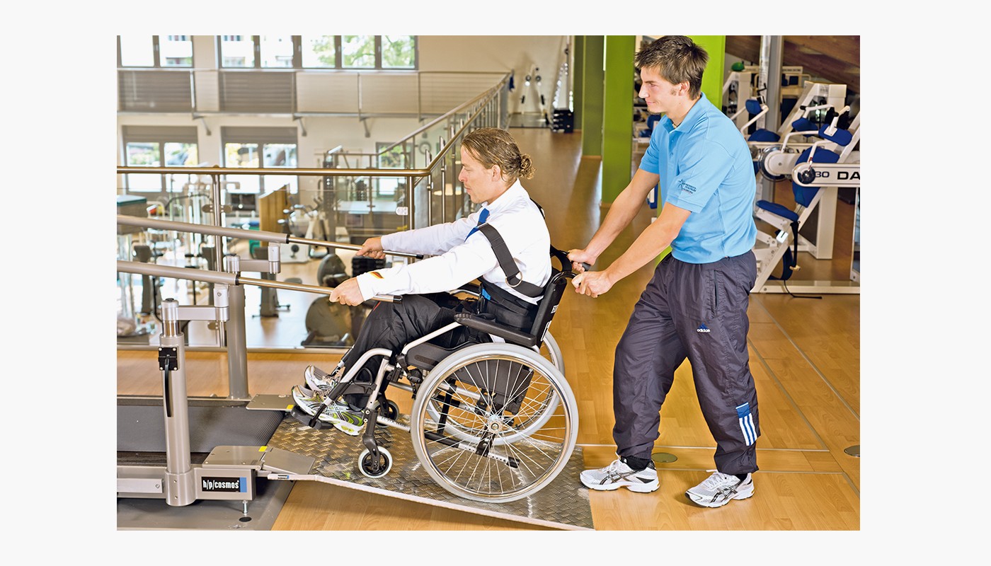 h/p/cosmos treadmill locomotion for gait therapy, gait training & locomotion therapy