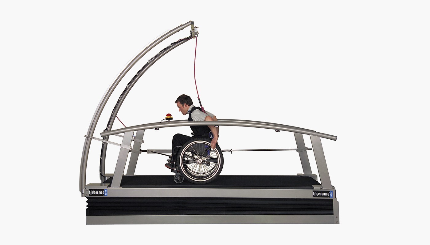 Treadmill for wheelchairs h/p/cosmos saturn