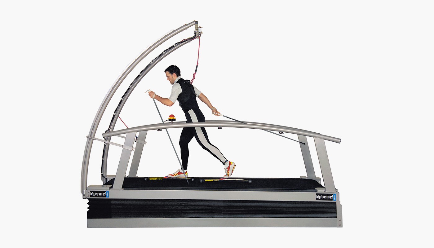 h/p/cosmos oversize treadmill for cross country skiing & cycling