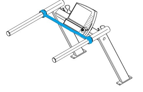 Handlauf Querbügel für 150/50 pluto® und mercury® 	