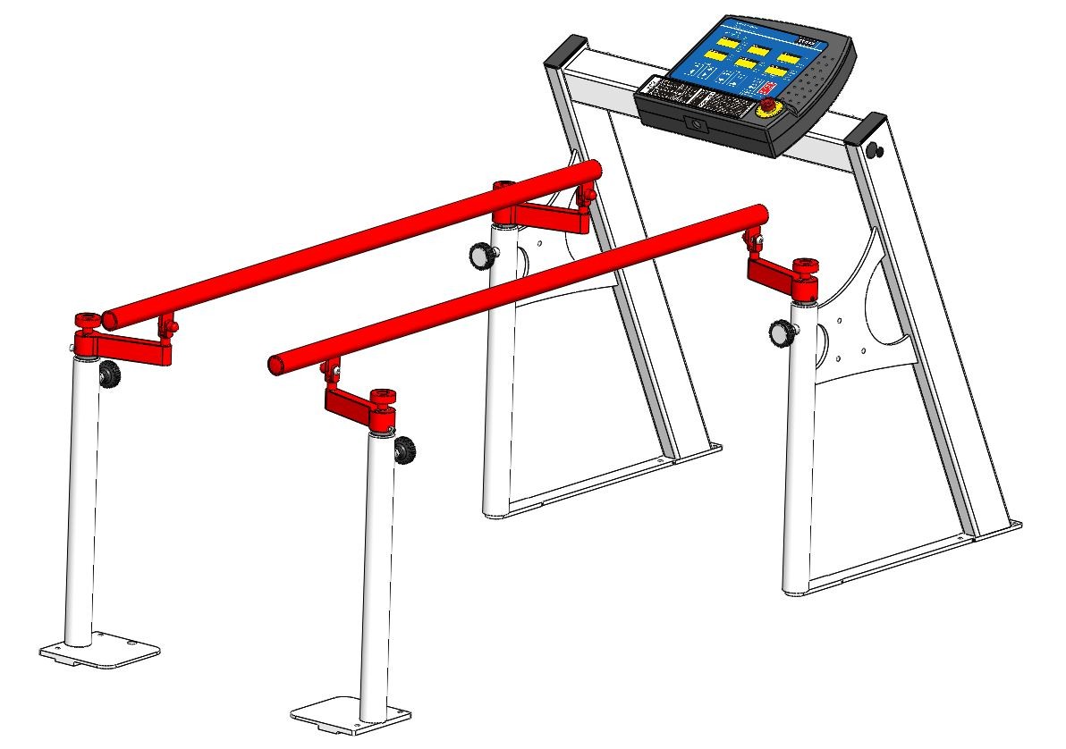 Handlauf verstellbar in Breite & Höhe 150/50