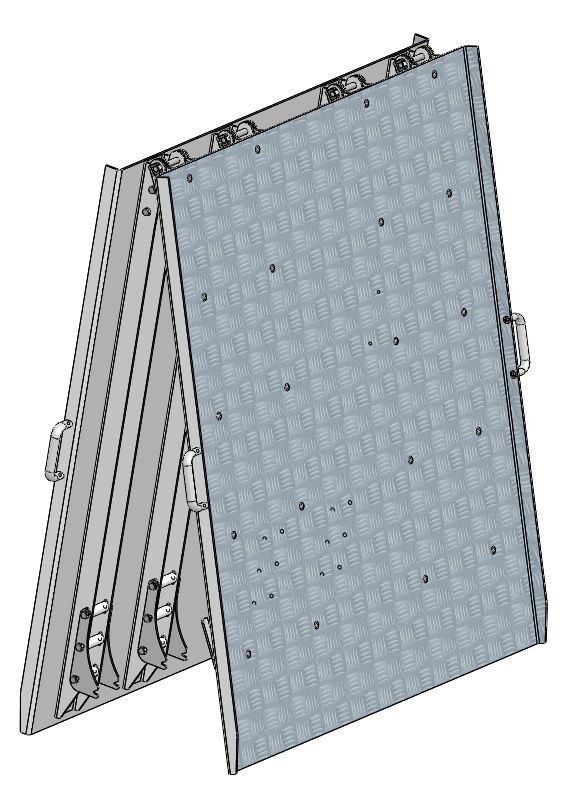 Wheelchair ramp for treadmill venus/saturn® xx/125