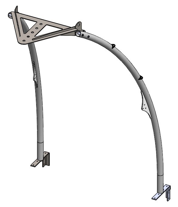 Safety arch 75 with harness & chest belt / stop function