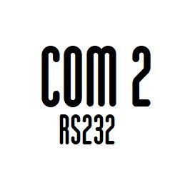 2nd interface RS232 com2 for MCU5 coscom® 9,600 bps	