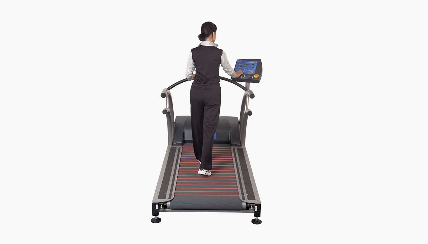 h/p/cosmos treadmill quasar with integrated Optogait measurement system